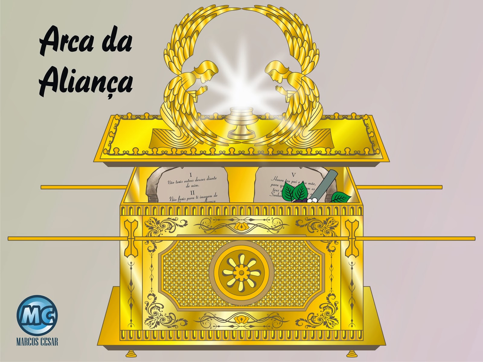 Marcos Cesar: A Arca da Aliança com os 10 Mandamentos